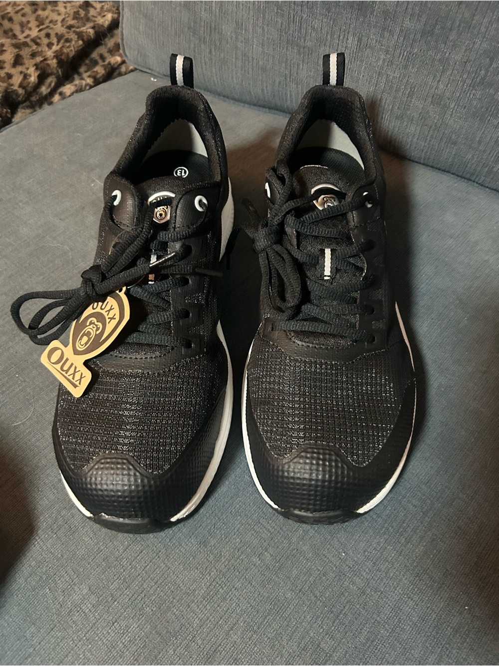 Black Men's Athletic work sneakers -Steel toe